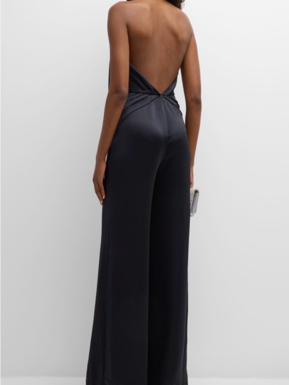 Ramy Brook
Angelina Pleated Twist-Front Halter Jumpsuit - Picture 4 of 7